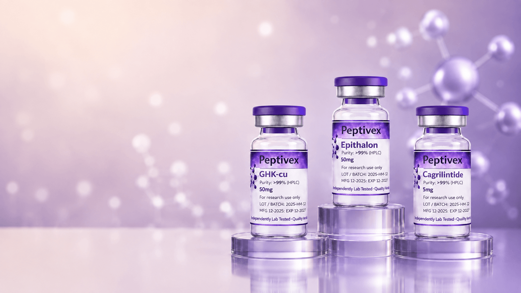 Peptivex skincare collection